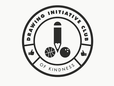 Drawing Initiative Club of Kindness logo design