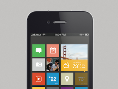 Windows/iOS Exploration | Weather App home screen ios mobile ux design windows