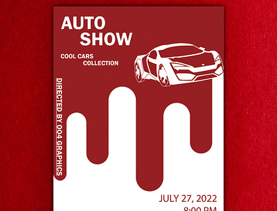 Poster Design By OO4 auto show event poster graphic design illustration layout design oo4 graphics poster design poster ideas