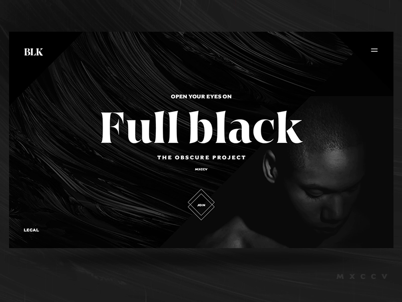 FLL _ BLK animation black design homepage motion ui video web white