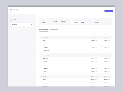 Calculation project / saas app