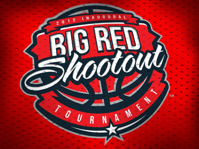 Big Red Shootout basketball branding design event logo logo