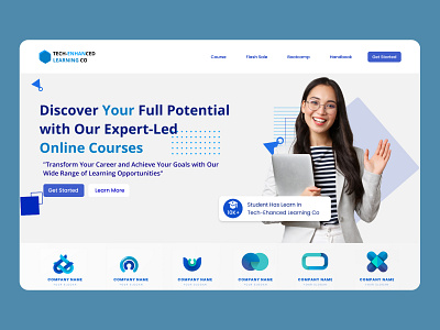TEL Co - Tech Enhanced Learning Co Landing Page branding landing page landingpage ui ui design ux uxdesigner