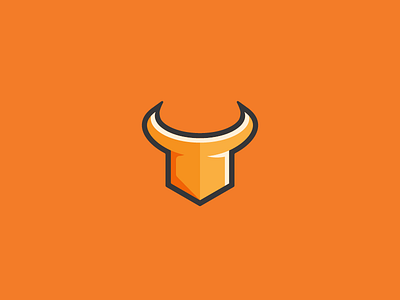 Abstract Bull abstract animal bull minimal minimalistic modern simple
