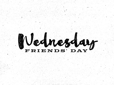 Wednesday Friends' Day friends hump day retro texture wednesday