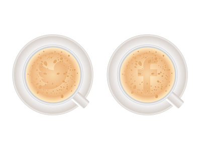 Coffee social media icons coffee facebook icon icons latte social media twitter