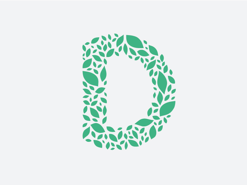 Letter D by Diana Gosi on Dribbble