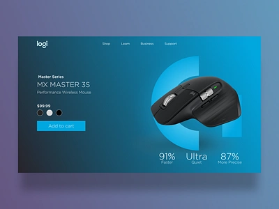 Logitech website design ui uidesign website