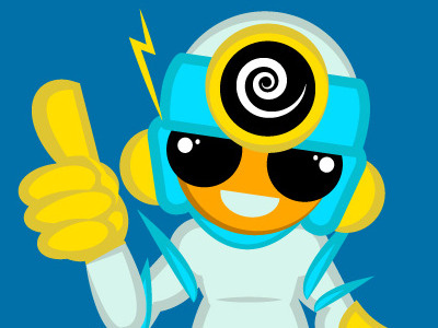 Alien DJ Game Character for iOS Game