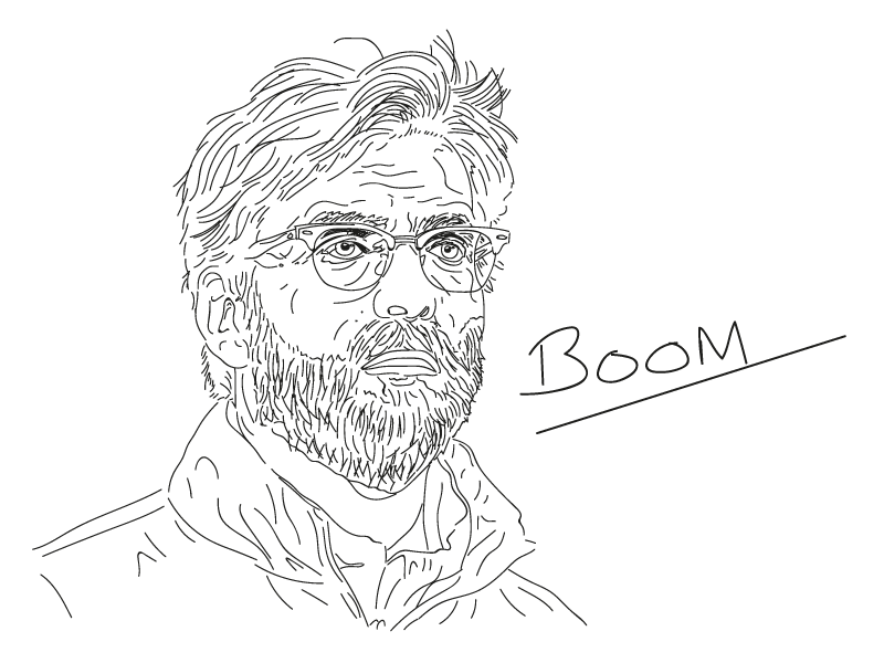 Klopp Sketch. by James O'Mara on Dribbble