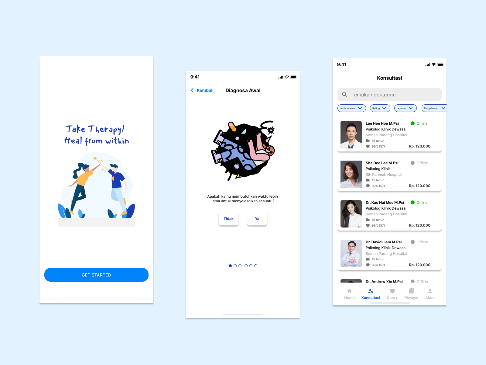 WeCare - Mental Health App By Ridho Rinaldi On Dribbble