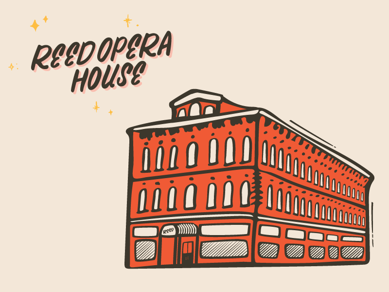 Reed Opera House by Carly Fister on Dribbble