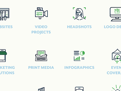 Proposal Icons graphic design icon iconography layout design marketing proposal typography