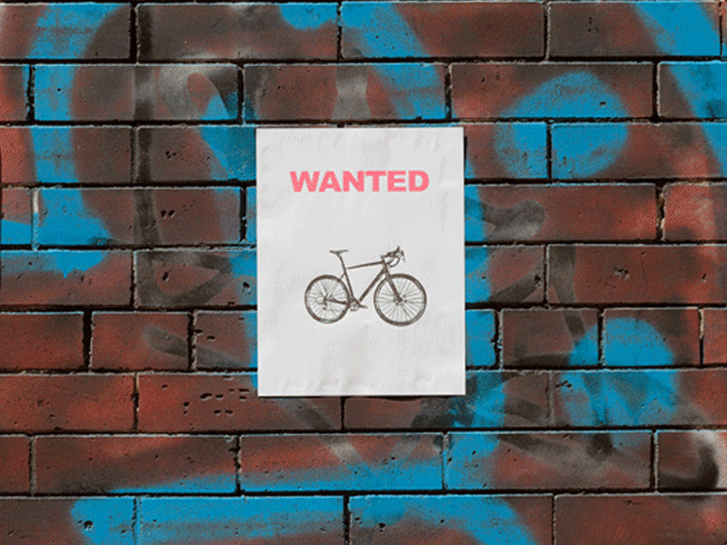 Bike Portraits - Wanted animation bicycle bike bike portraits cartoon character comics cycle road safety wall wanted