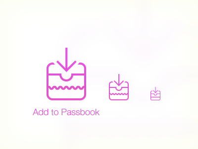 Add To Passbook iOS 7 Icon icon ios7