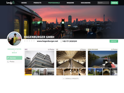 Homify Profile Realign