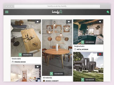 My Homify cards design landing page photos pinterest ui website
