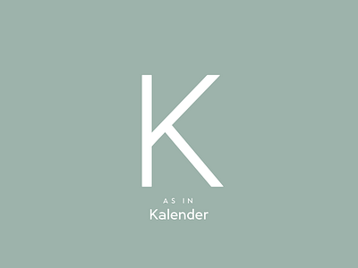 Typography Advent Calendar: K