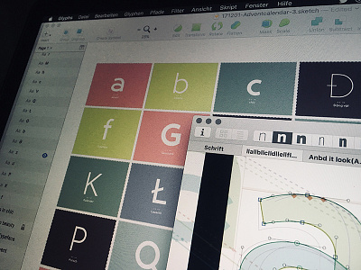 Behind the scenes: Typography Advent Calendar & the font unsed