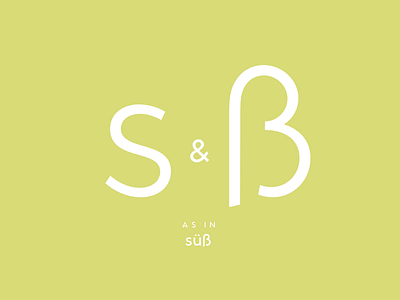 s & ß german glyphs lettering sketch type type design typeface typeface design typography