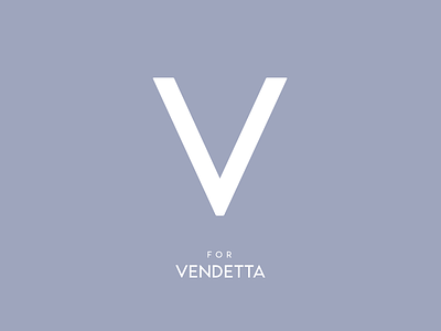 Typography Advent Calendar: V lettering movie poster type type design typeface typeface design typography vendetta