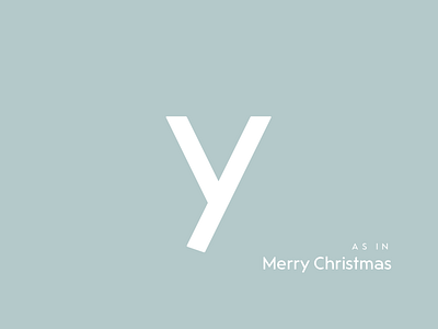 Typography Advent Calendar: Y christmas lettering type design typeface typeface design typography weihnachten xmas