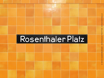 Rosenthaler Platz architechture berlin bvg lettering public transport type design typeface typography