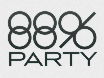 88% Party Logo