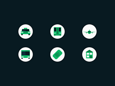 Travel Icons icons illustration