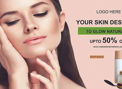 Skin Care Product Post Design adobe illustrator adobe photoshop advertising branding graphic design marketing product design social media banner twitter post website banner