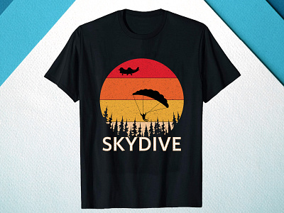 - Skydive T-shirt Design -