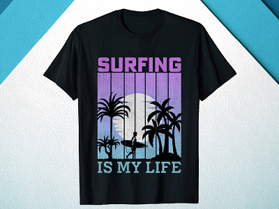 - Surfing T-Shirt Design -