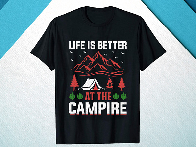 - CAMPING T-SHIRT DESIGN -