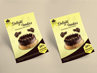 Delight foodies flyer event flyer flyer design food flyer graphic design logo design promotion flyer unique flyer