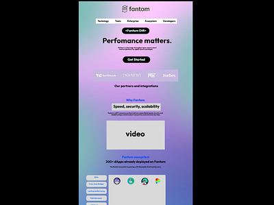 Fantom demo crypto cryptocurrency design graphic design ui ux website