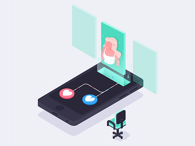 Isometric／guide page isometric ui