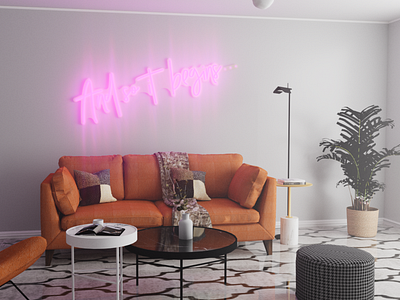 Neon Sign/Living Room