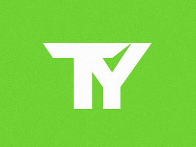 T + Y + ✓ branding flat graphic design icon logo logodesign logomark logotype negativespace symbol typo typography