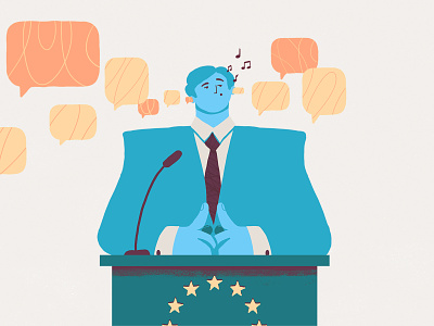 Politician Illustration 2d character characterdesign illustration