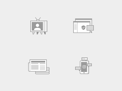 Icon Monitori - Clipping clipping design icon site ui ux
