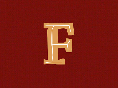 Letter F - 36 days of type illustration lettering typography vector