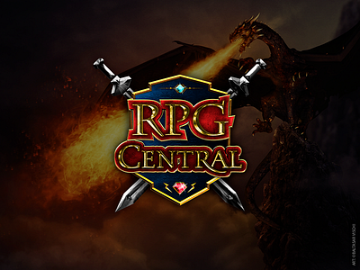RPG Central | Logo branding design logo logo design logotype videogames videojuegos