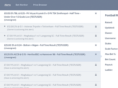 Betting Dashboard 