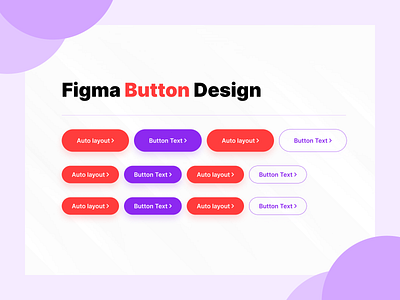 Figma Website button element