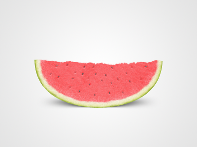 Watermelon fresh fruit icon illustration melon photoshop sweet tasty watermelon