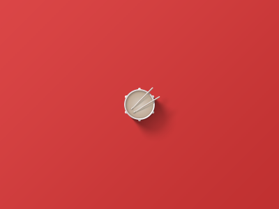 Tiny Drum drum icon little red sticks tiny
