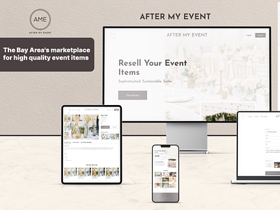 After My Event design ecommerce graphic design marketplace design saas ui user experience ux ux design web design