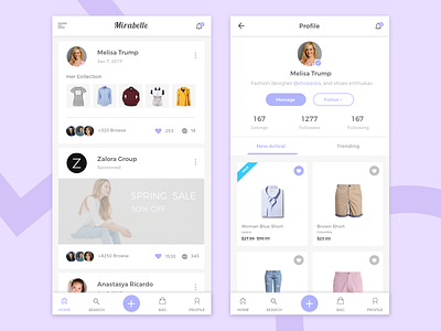 Social shopping app android material application cool page ecommerce experience fashion interaction invitation illustration ios iphone minimalist clean edit character shop product ux ui web website awesome welcome screen