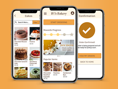 Bo's Bakery - mobile app