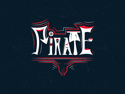 Pirate Typo branding graphic design graphic art illustration illustrator typography vector